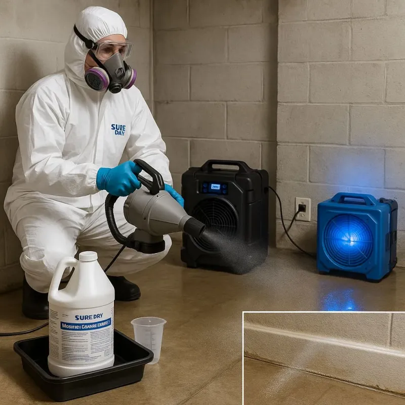 Sanitization and Odor Removal process in Farmington, NH